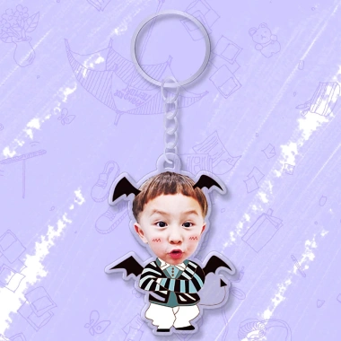 Móc chìa khóa đáng yêu cho bé, in hình cute, cắt ảnh theo yêu cầu - Giá 15.000đ 37