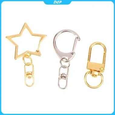 Móc chìa khóa DCP 10 chiếc - Hình chữ D, ngôi sao 5 cánh, tôm hùm, 23.600₫