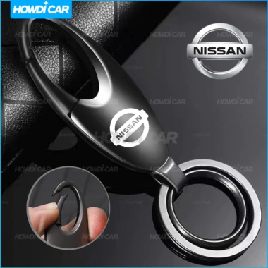 Móc chìa khóa kim loại hợp kim cổ điển giọt nước cho Nissan Giá ưu đãi 44.000₫