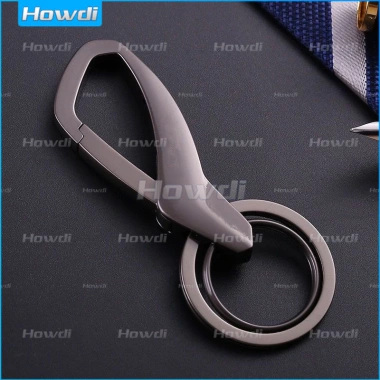 Móc chìa khóa ô tô hai vòng thiết thực kim loại thời trang - Giá chỉ 47.520đ