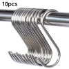 Móc Chữ S Thép Không Gỉ Đa Năng SANEZ - Treo Nhà Bếp, Phòng Tắm, Lan Can, Giá 15.000 VNĐ