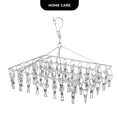 Móc Chùm Inox 304 Chống Gió - Mắc Phơi Quần Áo Trẻ Em & Tất Vớ G2 Giá 59.000đ 8
