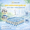 Móc Chùm Inox 304 Phơi Đồ Bé 42 Kẹp Chống Trơn Siêu Chắc Chắn Giá Ưu Đãi 125.999₫