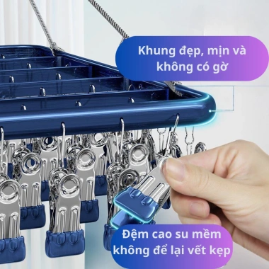 Móc Chùm Inox 304 Phơi Đồ Bé 42 Kẹp Chống Trơn Siêu Chắc Chắn Giá Ưu Đãi 125.999₫ 8 Móc Chùm Inox 304 Phơi Đồ Bé 42 Kẹp Chống Trơn Siêu Chắc Chắn Giá Ưu Đãi 125.999₫ 8