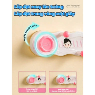 Móc cốc hút cửa không dấu vết - Treo tường bền bỉ, giá chỉ 41.199₫ 7 Móc cốc hút cửa không dấu vết - Treo tường bền bỉ, giá chỉ 41.199₫ 7