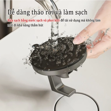 Móc cốc hút MEIDOO treo tường phòng tắm không khoan lỗ, hấp phụ chân không mạnh, giá 89.000₫ 3