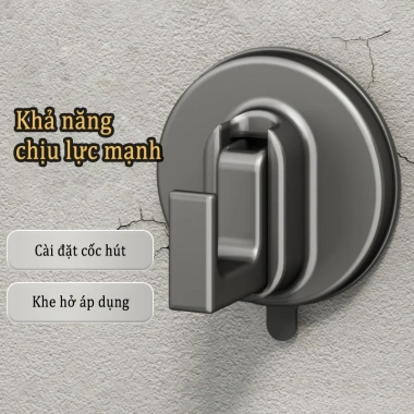 Móc cốc hút MEIDOO treo tường phòng tắm không khoan lỗ, hấp phụ chân không mạnh, giá 89.000₫ 8