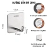 Móc Dán Tường Chịu Lực Inox 304 Siêu Dính Treo Đồ Đa Năng Giá Ưu Đãi 8.414₫ 2