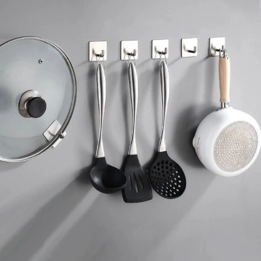 Móc Dán Tường Chịu Lực Inox 304 Siêu Dính Treo Đồ Đa Năng Giá Ưu Đãi 8.414₫