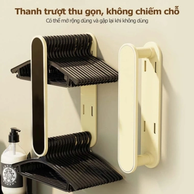 Móc dán tường đa năng Giá treo móc quần áo chịu lực, chỉ 55.100₫, bền, tiện lợi 7