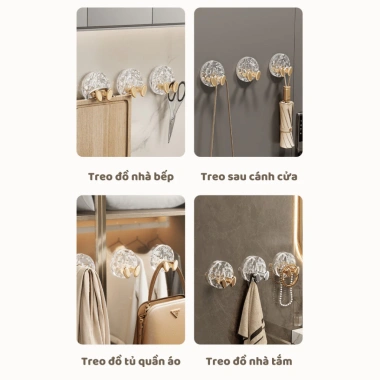 Móc Dán Tường Đa Năng Sang Trọng HULI HOME MD03 - Giữ Phích Cắm Điện, 27.000 VND 8