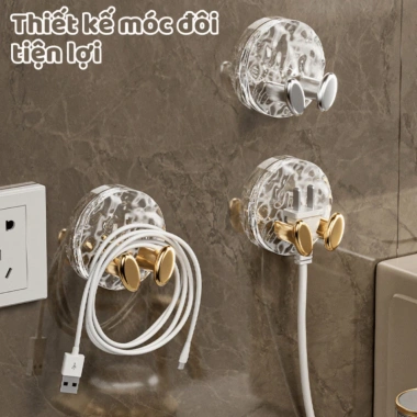 Móc Dán Tường Đa Năng Trong Suốt - Giữ Phích Cắm Điện, Treo Đồ My Home Store MD03 2