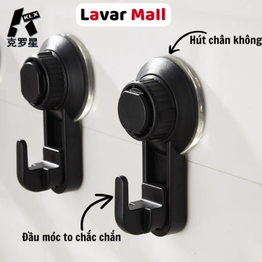 Móc dán tường hút chân không MC21 - Bản to chịu lực tốt, đa năng tiện ích, chỉ 28.000đ