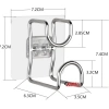 Móc dán tường inox đa năng, treo thau chậu nhà tắm, chịu lực mạnh, giảm giá 19.800₫ 7