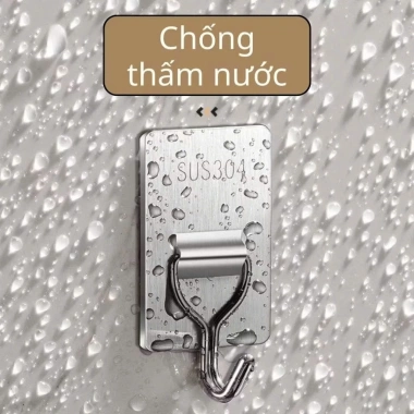 Móc Dán Tường Inox Takyhome- Treo Khăn, Quần Áo, Chìa Khóa, Nhà Tắm, Bếp 19.800₫ 5