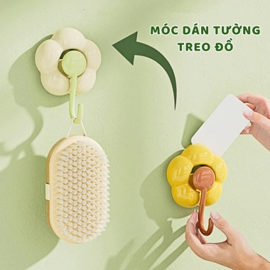 Móc Dán Tường Siêu Dính Chống Thấm, Chịu Lực 3kg, Treo Đồ Nhà Tắm, Bếp, Phòng Ngủ - Giá Chỉ 6.800₫ 2 Móc Dán Tường Siêu Dính Chống Thấm, Chịu Lực 3kg, Treo Đồ Nhà Tắm, Bếp, Phòng Ngủ - Giá Chỉ 6.800₫ 2