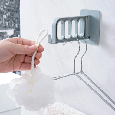 Móc dán tường treo quần áo đa năng 4 lỗ siêu dính Giá chỉ 9.000đ tiết kiệm ngay 4