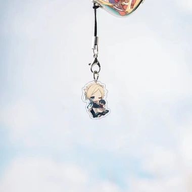 Móc dây treo điện thoại BLUE LOCK - anime bóng đá, móc khóa mica, giá 13.000