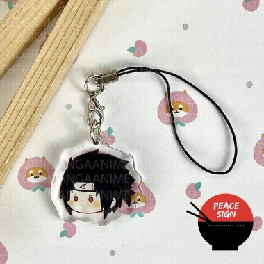 Móc dây treo điện thoại Naruto Shippuden Face Chibi Mica trong acrylic, giá 14.500 VND 2