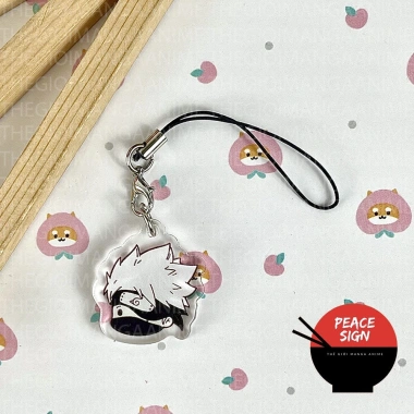 Móc dây treo điện thoại Naruto Shippuden Face Chibi Mica trong acrylic, giá 14.500 VND 9