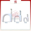 Móc Đinh Cố Định Dây Điện Chữ U Nhiều Size – Đinh Ghim Nhựa Chắc Chắn, Bám Tường