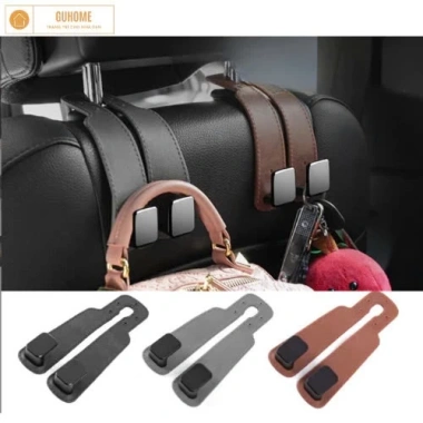 Móc Đôi Đa Năng Gắn Ghế Xe Hơi Kim Loại - Treo Đồ Nội Thất Ô Tô, Giá 25.000 VND