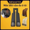Móc đôi vân da ô tô hợp kim kẽm - Treo ô, quần áo, túi, cốc, ba lô - Giá 49.900₫