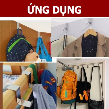 Móc Gài Treo Đồ Đa Năng Hình Chữ Z – Kim Loại Không Gỉ, Gắn Sau Cánh Tủ Bếp, Dễ Lắp Đặt, Tiết Kiệm Không Gian, Giá 32.639₫