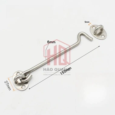 Móc Gió Thanh Gài Thép Chống Gỉ – Chốt Gài An Toàn Cho Cửa Sổ, Cửa Tủ, Cửa Gỗ