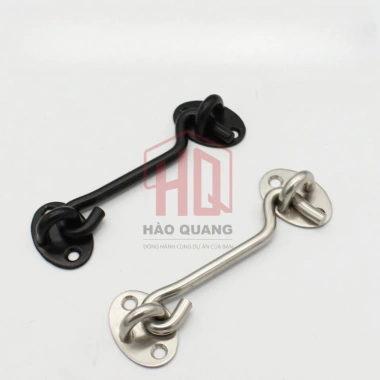 Móc Gió Thanh Gài Thép Chống Gỉ – Chốt Gài An Toàn Cho Cửa Sổ, Cửa Tủ, Cửa Gỗ