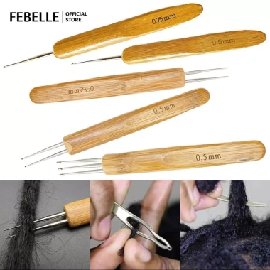 Móc gỗ 0.5mm-0.7mm siêu bền cho bím tóc và dreadlocks - Giá chỉ 55.404đ