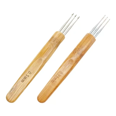 Móc gỗ 0.5mm-0.7mm siêu bền cho bím tóc và dreadlocks - Giá chỉ 55.404đ