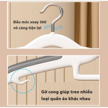 Móc Gỗ Đa Năng 8 Nhánh - Treo Đồ Lót, Cà Vạt, Phơi Quần Áo, Tiện Dụng, Gọn Gàng, Giá 18.000₫ 6