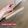 Móc Gỗ Đa Năng Treo Đồ Lót, Tất, Cà Vạt, Áo 2 Dây – Inox Chống Gỉ, Sang Trọng, 15.000đ 3