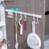 Móc hàng theo dõi nhựa B&N - Treo tường không đục lỗ, tháo rời, tự dính, 32.142 VND