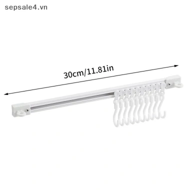Móc hàng theo dõi nhựa B&N - Treo tường không đục lỗ, tháo rời, tự dính, 32.142 VND