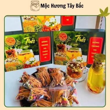 Mộc Hương Tây Bắc Trà Đông Trùng Hạ Thảo Thất Vị - Tăng sức khoẻ, ngủ ngon, giảm căng thẳng, chỉ 234k