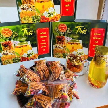 Mộc Hương Tây Bắc Trà Đông Trùng Hạ Thảo Thất Vị - Tăng sức khoẻ, ngủ ngon, giảm căng thẳng, chỉ 234k