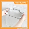 Móc inox treo túi rác dán tường - Chắc chắn, chịu ăn mòn, Giá chỉ 28.000₫