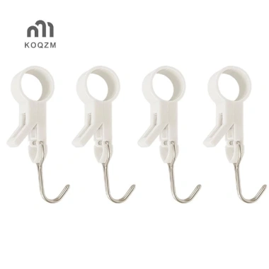 Móc Kẹp Ống 4 Cái KOQZM - Treo Quần Áo Túi Khăn Nhà Bếp Phòng Tắm 39.050 VND 4