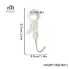 Móc Kẹp Ống 4 Cái KOQZM - Treo Quần Áo Túi Khăn Nhà Bếp Phòng Tắm 39.050 VND 5