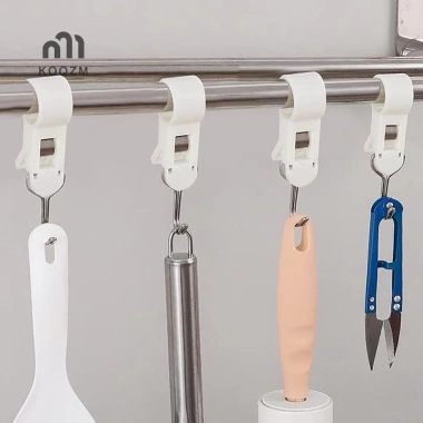 Móc Kẹp Ống 4 Cái KOQZM - Treo Quần Áo Túi Khăn Nhà Bếp Phòng Tắm 39.050 VND 8