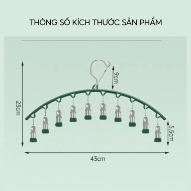 Móc Kẹp Quần Áo Chống Trượt Chống Gió Handobox - Đa Năng Treo Đồ Trẻ Em, Người Lớn, Tất Vớ, Tiện Lợi 35k 7