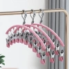 Móc kẹp treo đồ lót cao cấp 10 kẹp đa năng, gập gọn, tiện dụng - Giá chỉ 25.599 VND 4