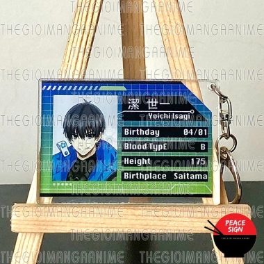 Móc khóa 2 mặt BLUE LOCK anime chibi mica trong acrylic dễ thương - chỉ 15.000
