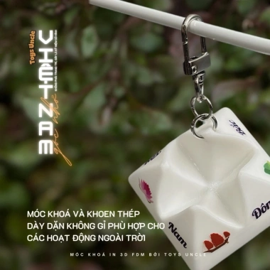 Móc khóa 3D FDM Đông Tây Nam Bắc - BST Góc Nhỏ Việt Nam Rực Rỡ, Thiết kế độc đáo, Giá ưu đãi 75.600₫