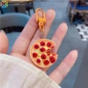 Móc Khóa 3D Mini Dễ Thương Dâu Bánh Pizza – Chìa Khóa Xe, Túi Xách, Trang Trí 29,481đ 4