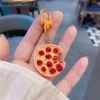 Móc Khóa 3D Mini Dễ Thương Dâu Bánh Pizza – Chìa Khóa Xe, Túi Xách, Trang Trí 29,481đ 8