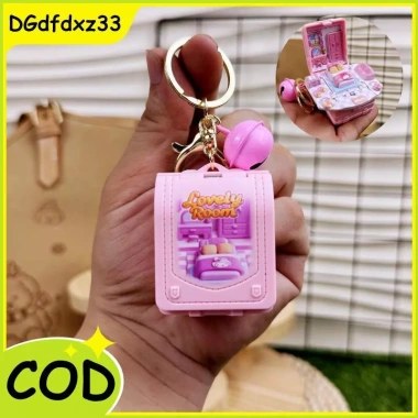 Móc khóa 3D Sanrio Kuromi bật lên gấp 3 Mini Oys thẻ khóa học sinh giảm giá 57.500 VND
