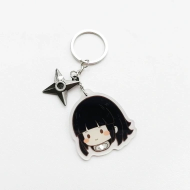 Móc khóa acrylic Anime Ninja Q Sasuke Naruto - mặt dây chuyền Làng Lá, giảm còn 19.500đ